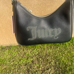 JUICY COUTURE Black Gold Logo purse , NWT​